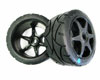 Rally AsphaltTyre Black 6SP Wheel Assy BlueSpot UltraGrip