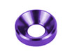4mm Aluminium Sink Washer - purple (20)
