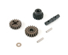 Reduction gears and shaft