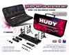 Complete set of set-up tools + carrying bag - for 1/8 ON-ROAD cars