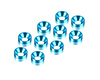 Alu Countersunk Shim - Blue (10)