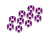 Alu Countersunk Shim - Violet (10)