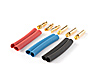 Wtyczka gold 4 mm (3 +3)