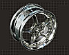 HW Wheel 10 Chrome/Gray (4)