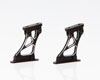 Rear Wing Mount CNC Alloy, Schwarz/Mittelhoch "1/10"
