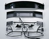 Black Injected Wing, Wiper, Mirror Set (for 1/10)