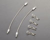 Body Clips (4pcs.) With Metal Cord 120mm (2pcs.)