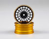 Lancia Delta HF Integrale CNC Alloy Rims (Black / Gold)