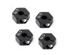 Hex Wheel Hub Offset +0.75mm Alu (4pcs)