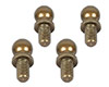 Alu 4.9 mm ball end short (4 szt.)