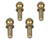 Alu 4.9 mm ball end med (4 szt.)