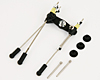 Servo arm / throttle/brake-linkage set with adapters for most popular servos