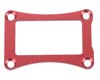 Lower power-pod plate 1,5 mm red anodized