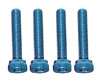 Wkręt niebieski M3x18mm (z łbem walcowym) - 4 szt.