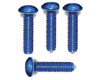M3x12mm Rundkopfschraube blau (4)