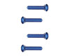 M3x15mm Rundkopfschraube blau (4)