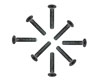 M3 Hex Socket CSK 18mm 8ps