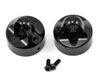 XB8 Alu Shock Cap Nut Vent Hole - Swiss 7075 T6 - Black Coat