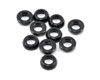 Scheibe Alu conical 3x 6x 2,0 mm - BLACK (10)