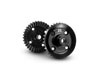 Aluminum Diff. Bevel Gear 35T - 7075 T6 Hard Coated