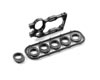 X1 Alu Rear Motor Bulkhead - Right + Ride Height Adjusters