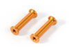 Platten Steher Antenne Alu 21,0 mm - orange (2)