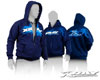 XRAY Sweater Hooded with Zipper - Blue (L)