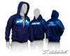 XRAY Sweater Hooded with Zipper - Blue (M)