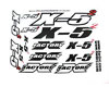 Decals, X - 5 Squared